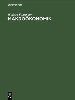 cover image of Makroökonomik